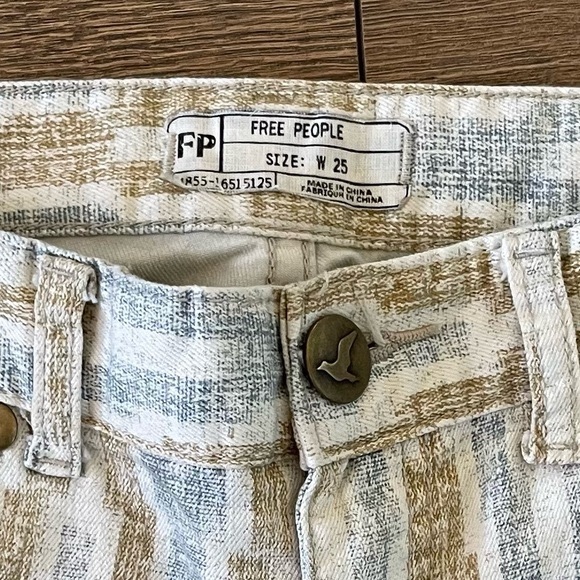 Free People | Ikat Chevron jeans - Picture 4 of 7